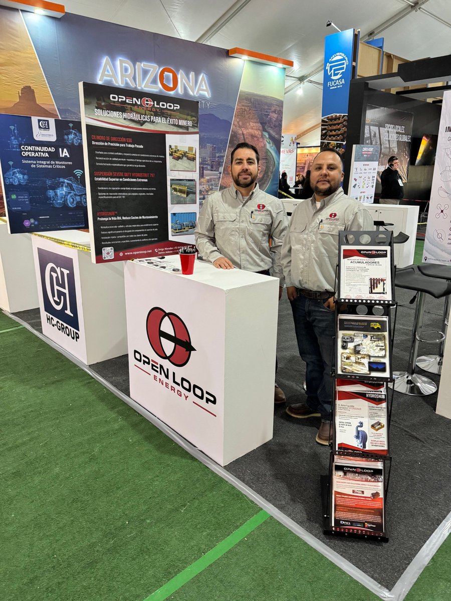 OpenLoopEnergy's tweet image. Open Loop Energy attended Expo Minera Cananea 2025 in Sonora, Mexico, showcasing our latest innovations &amp;amp; connecting with industry leaders. It was great to share insights &amp;amp; discuss cutting-edge solutions that enhance mining efficiency and reliability.

 #Mining #OpenLoopEnergy