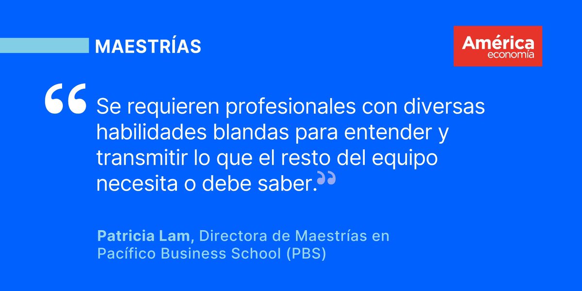 americaeconomia's tweet photo. #EspecialMaestríasAE | La educación ejecutiva evoluciona, y las maestrías son clave para destacar en un mercado competitivo con nuevas exigencias. 

¿Cómo impacta la tecnología y las habilidades blandas en la formación ejecutiva?

 📲 Descubre más aquí: https://t.co/n3L0RwUACB https://t.co/K29m6xh8Uf