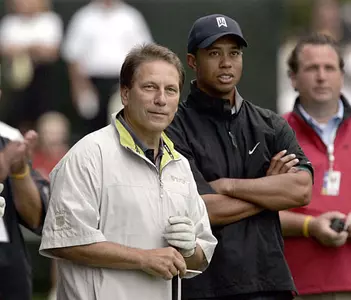 In honor of the Masters, I present one of the greatest competitors to ever to ever step foot on a golf course.

Also pictured, Tiger Woods.
