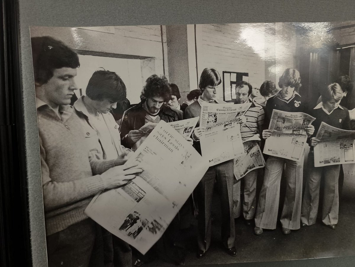 KeeleyDonovan's tweet photo. Here’s my brilliant Dad &amp; his best mate Paul enjoying the Grimsby Town Foundations Heritage Project’s exhibition. It continues in the Lower Bar for the next week or so. Facts, stats, photos &amp; other items of memorabilia. https://t.co/wZ5Hr9daaR https://t.co/6m2P3gJ9lu