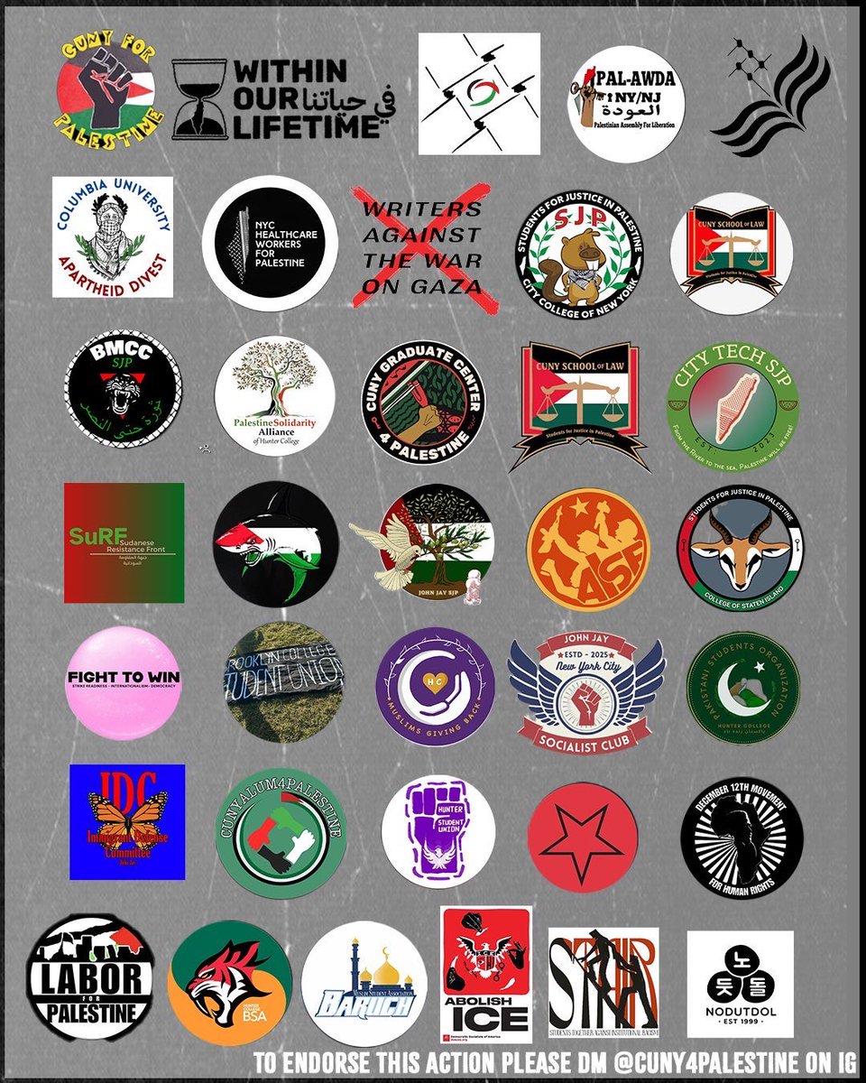 Cuny4P's tweet photo. 🚨 ICE is targeting CUNY students 🚨

📍 CUNY Central | 
🗓️ Friday 1PM
🕌 Jummah | 1:30PM
📣 Chancellor: DEFEND our students now!
❌ No deportations
❌ No silence
#ICEOutOfCUNY
#SanctuaryCUNY https://t.co/RXtruT4E8T