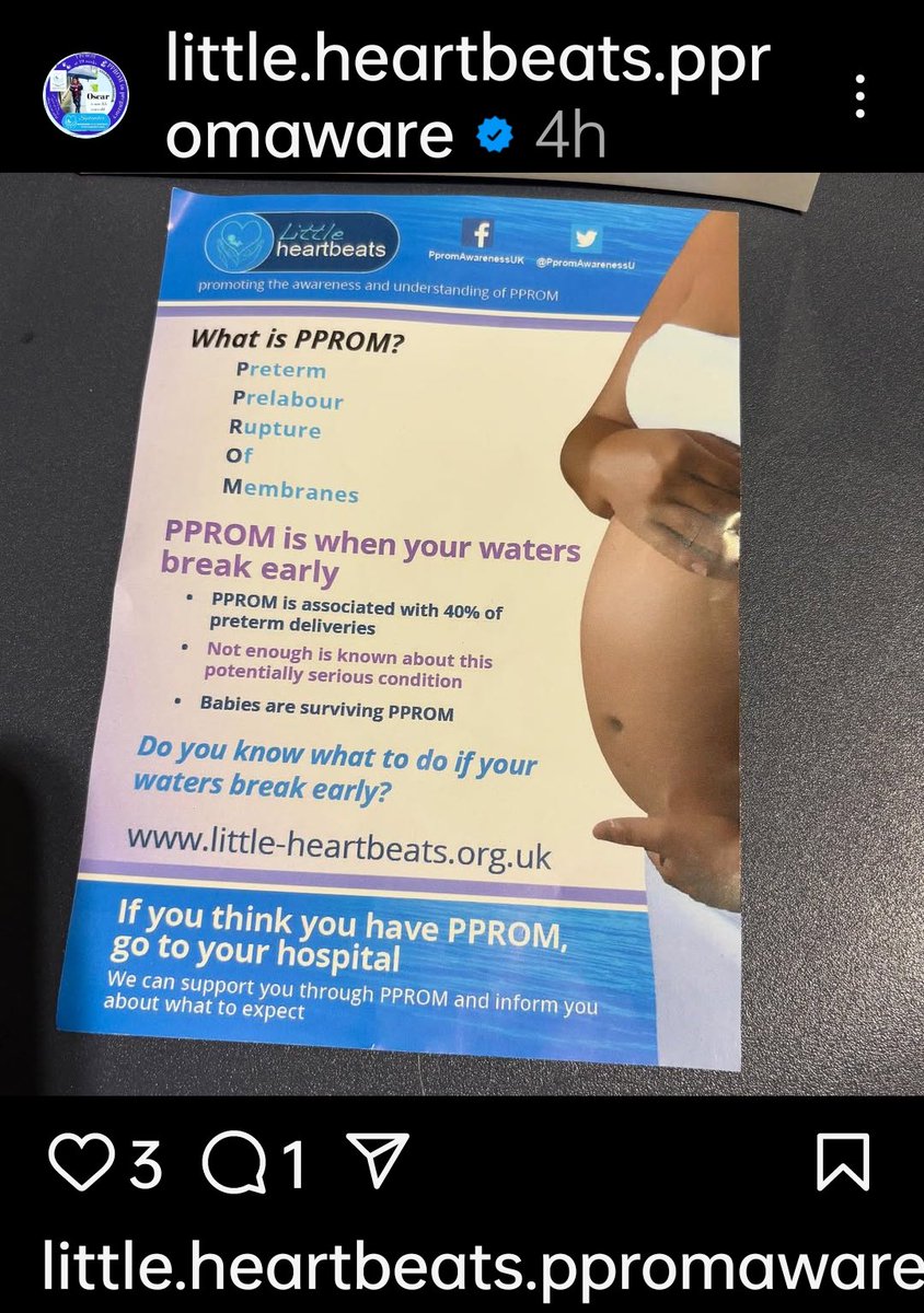 Little Heartbeats #PPROM support & awareness (@ppromawarenessu) on Twitter photo We have a woman who pprom at 13 weeks +, today they told her they aren't concerned and to come back for your 20 week scan! NHS when it's good it's good, but this is beyond poor, our women are lost in a system 😞 it's beyond a disgrace, <a href="/DOckendenLtd/">Donna Ockenden FRSA, Hon DLitt Hon DSci</a> if you any free time to talk We have a woman who pprom at 13 weeks +, today they told her they aren't concerned and to come back for your 20 week scan! NHS when it's good it's good, but this is beyond poor, our women are lost in a system 😞 it's beyond a disgrace, <a href="/DOckendenLtd/">Donna Ockenden FRSA, Hon DLitt Hon DSci</a> if you any free time to talk