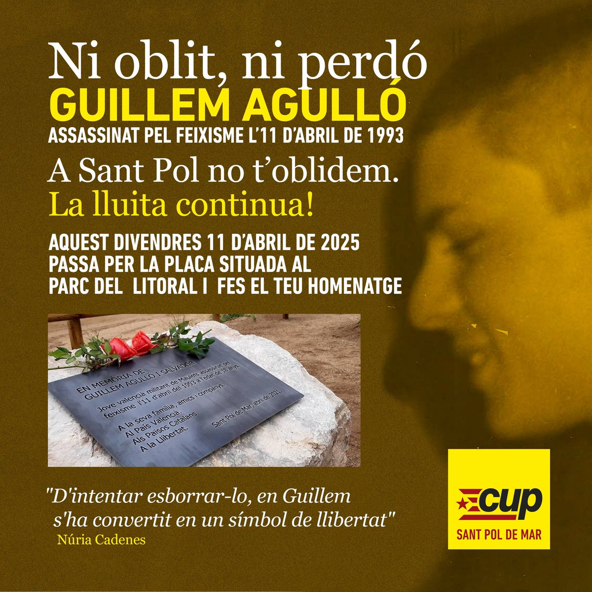 La lluita continua, i ara més que mai, antifeixistes sempre💪