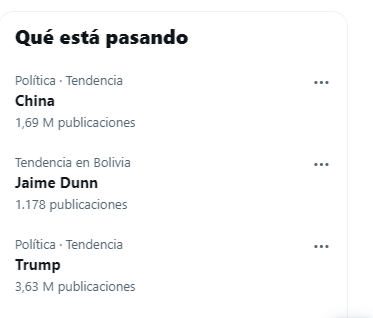 TheBrianOporto's tweet photo. Pocos lo saben, pero sacar tendencias de hashtags en #TwitterBo es complicadisimo. Y hoy, nuestra comunidad lo ha logrado. El fracaso del Bloque ha conseguido esto. 
Pusimos los términos "Jaime Dunn" en Tendencia.
Vamos a recuperar Bolivia.
#jaimedunnpresidente #EsConDunn https://t.co/KPXp0eu2tV