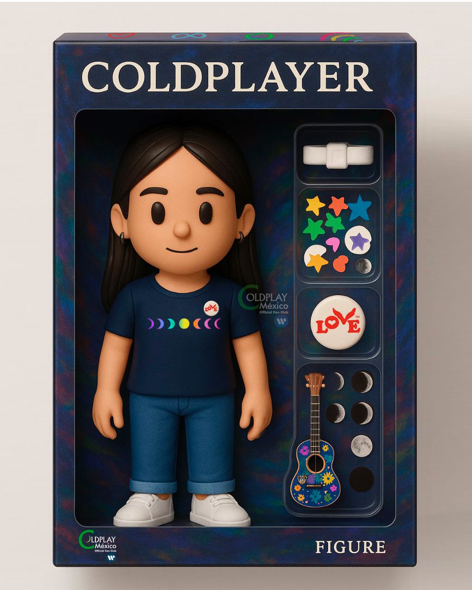 coldplaymexico's tweet photo. Desde el corazón del concierto hasta tu repisa.
¡Todo lo que necesitas para vivir la experiencia de @coldplay!
¿Te gustaría tener el tuyo?
#coldplayer #MoonMusic #coldplayfans #xyloband #LoveButton #coldplaymexico #confetti #🌖🌗🌘🌑🌒🌓
Kazz ✨
Born to be young and free https://t.co/OKKLLSKHWD