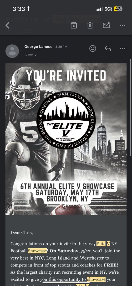 ChrisRam2194's tweet photo. Blessed to receive this opportunity see yall May 17th 🫡🫡!!! @MrBallerwalk @EliteVShowcase @alexgleitman @catapultsports @JD_XOS @CoachKenBarger @AboutUOutreach @jared_valluzzi @PRZCaleb https://t.co/X0AjEYbCGv