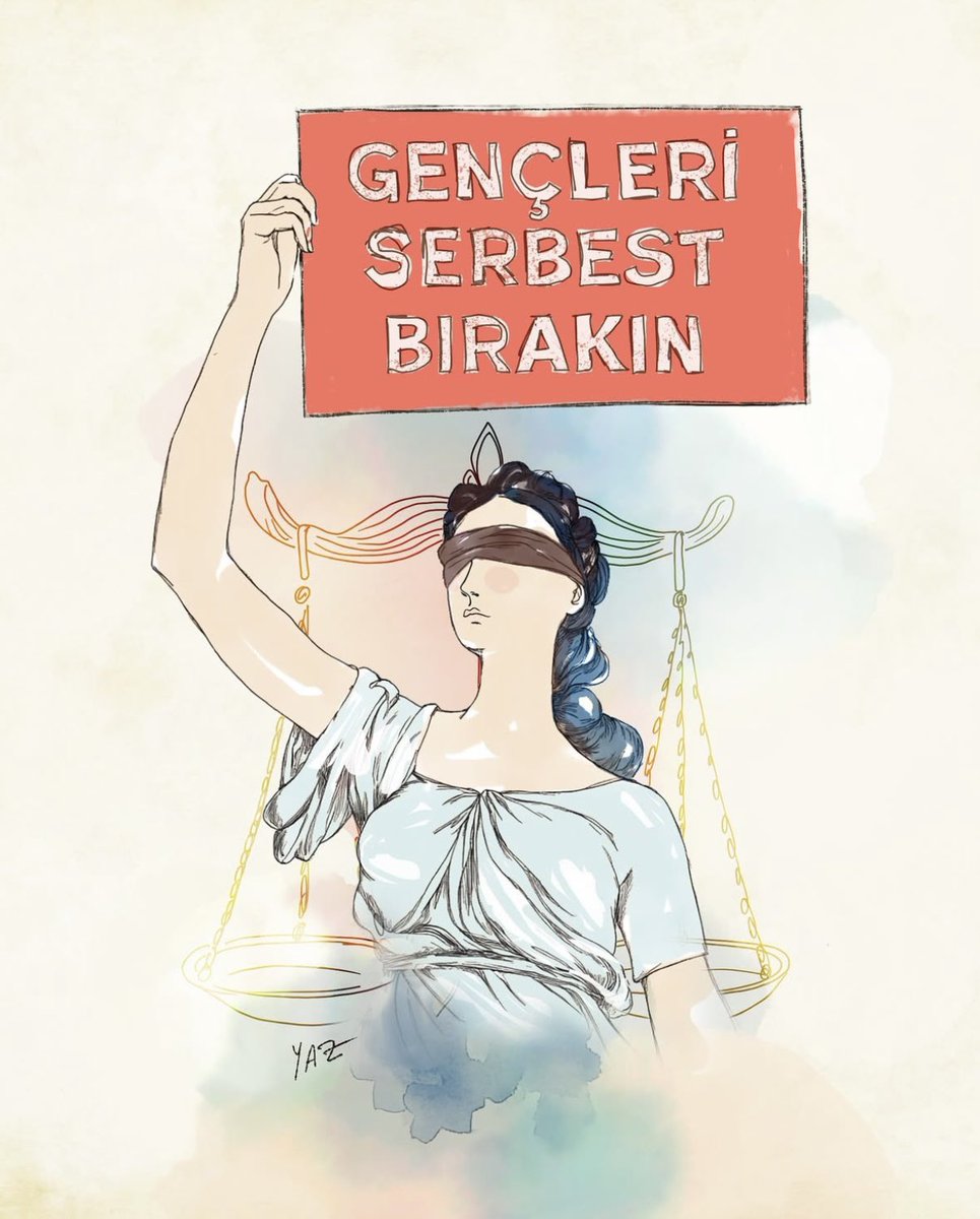 İfade ve barışçıl eylem yapma özgürlüğü Anayasal haktır.

#GençleriSerbestBırakın 

<a href="/yazs/">Yasemin SayıbaşAkyüz</a>