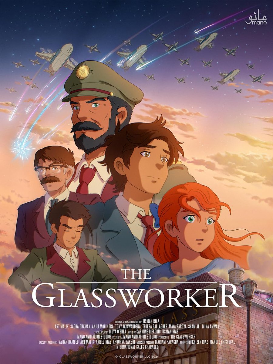 HoffmanLi26261's tweet image. You've probably seen all those impressive but concerning AI generated Ghibli memes, and that made Miyazaki upset, do not worry, there is another studio that is trying yo do the ghibli formula, without the use of AI, This movie is The Glassworker. #Glassworker #Ghibli #Miyazaki