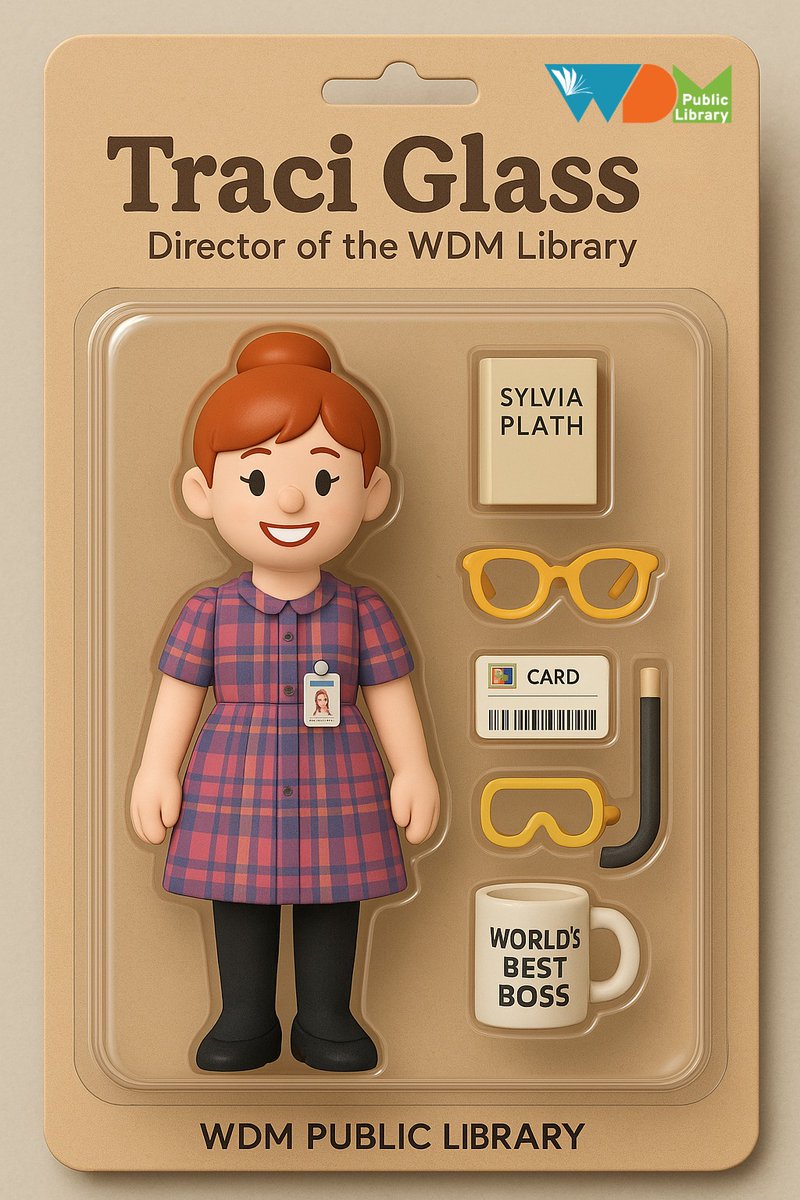 We couldn't resist the trend! Now, if only we could really order our very own WDM Library action figures... (These images were created using AI and just for fun!)