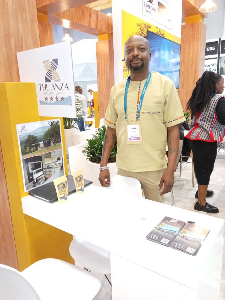 Thiofhi Ravele &amp; Betty Hlungwane, our dedicated lodge managers, are proudly representing us at the WTM Africa exhibition—connecting with the world of travel and tourism to bring new opportunities and experiences to our guests! 

<a href="/golimpopo/">Limpopo Tourism Agency</a>

#theanzalifestylelodge  
 #traveltour