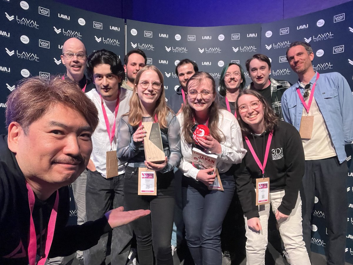 o_ob's tweet photo. Congrats!
IVRC Award in Laval Virtual 2025
the trophy is given to
the project
"Mémorandum"
Polytechnique Montréal - UCO Laval
#IVRC #LavalVirtual @ivrc @lavalvirtual https://t.co/op0zlQ7daQ