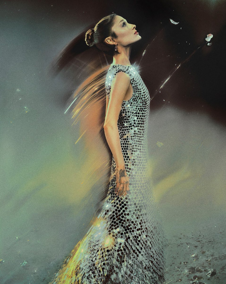 CoutureIsBeyond's tweet photo. Ariana Grande by Elizaveta Porodina, Vogue Italia, March 2025. https://t.co/jYY4zIV7Xf