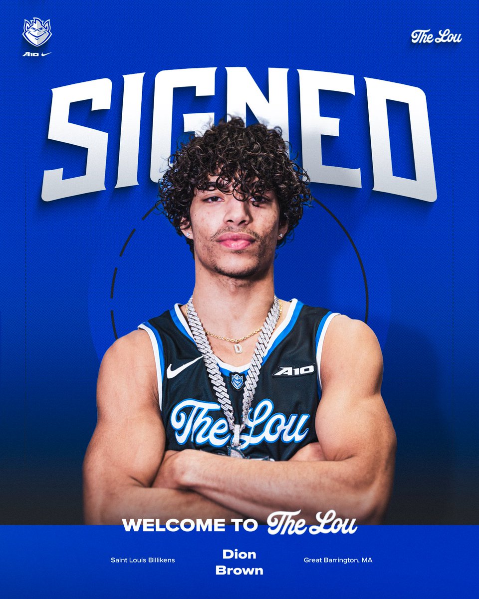 SaintLouisMBB's tweet photo. 𝗢𝗳𝗳𝗶𝗰𝗶𝗮𝗹𝗹𝘆 𝗔 𝗕𝗶𝗹𝗹𝗶𝗸𝗲𝗻 ✍️

Welcome to Saint Louis, Dion Brown!

🔗: https://t.co/gaV0zXZisW

#SLUForTheLou @dionbrown1313 https://t.co/Ru2XKpuR3e