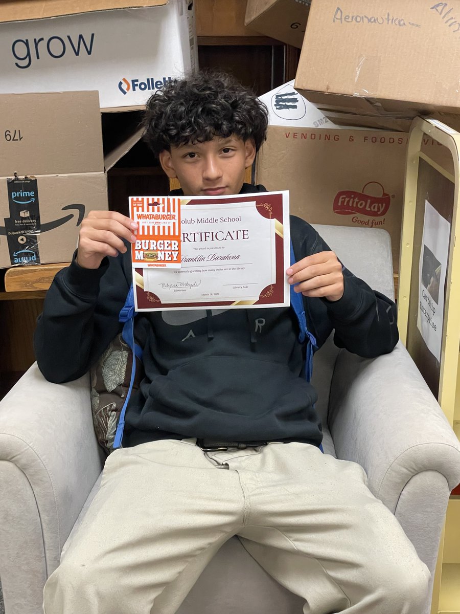 Alief Holub Middle School Library tweet media