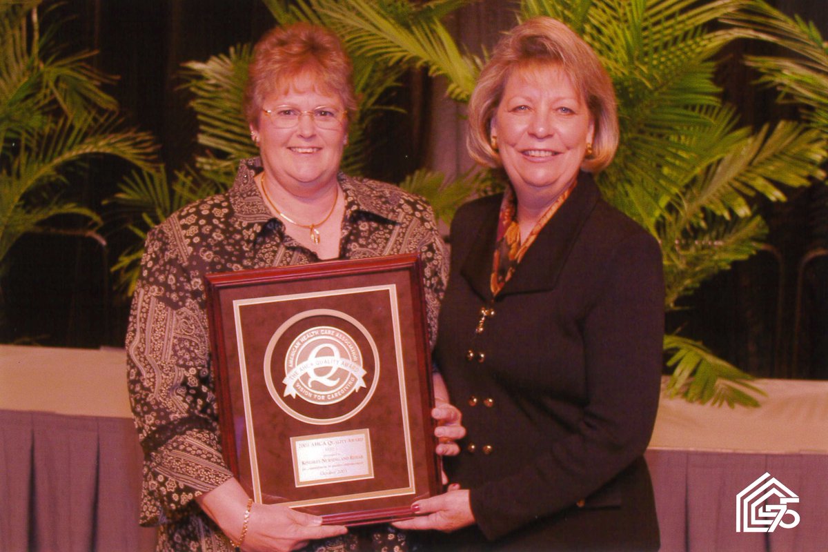 In honor of this week’s <a href="/ahcancal/">AHCA/NCAL</a> Quality Summit, we’re throwing it back and tipping our hats to Iowa’s 2003 AHCA Quality Award winners. 🏆 Over two decades later, and we’re still proud of the legacy of quality care they helped build!