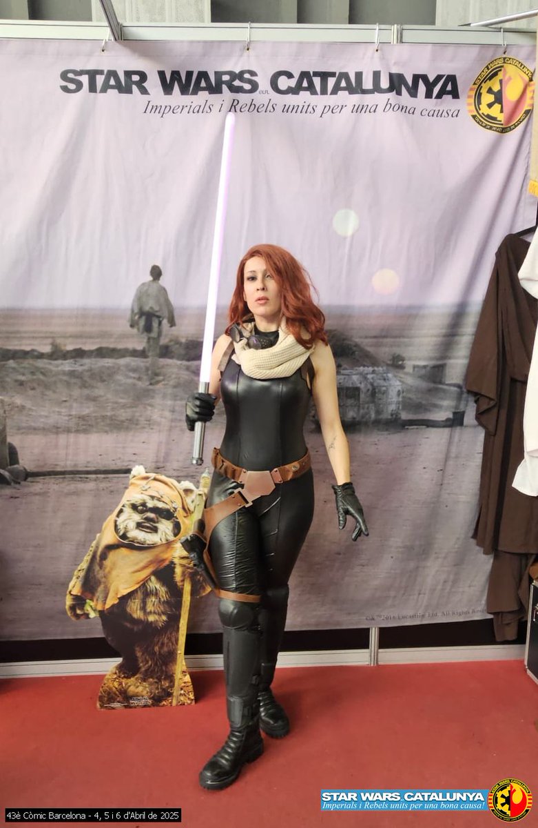 Al #43comicbarcelona vam poder veure alguns cosplayers de personatges de Star Wars, un dels quals va ser aquesta impressionant Mara Jade!! Esperem veure't a les nostres files ven aviat 😁😁
Ens trobaràs amb els braços ben oberts.

#comicbcn #comic2025 #salondelcomic #MaraJade