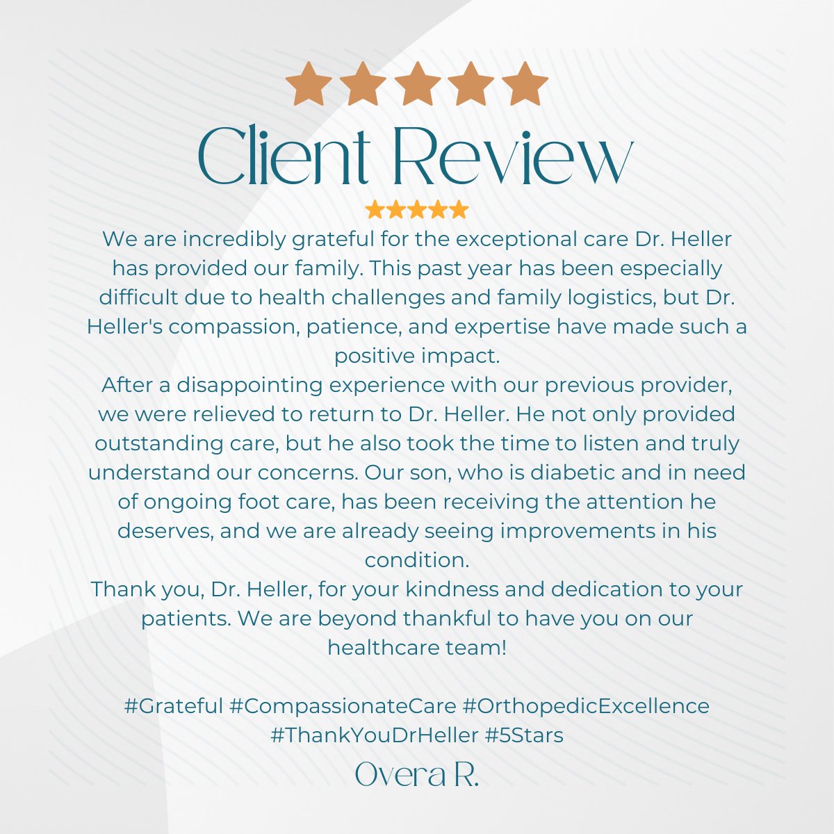 AdvancedOrthoLV's tweet image. 🌟 Thank You for the Great Review!

We’re thrilled to hear you had a positive experience! 

📞 702.740.5327 🔗 AOSMLV.com

#AOSM #LasVegas #ThankYou #PatientAppreciation #WeLoveOurPatients #AdvancedOrthopedics
