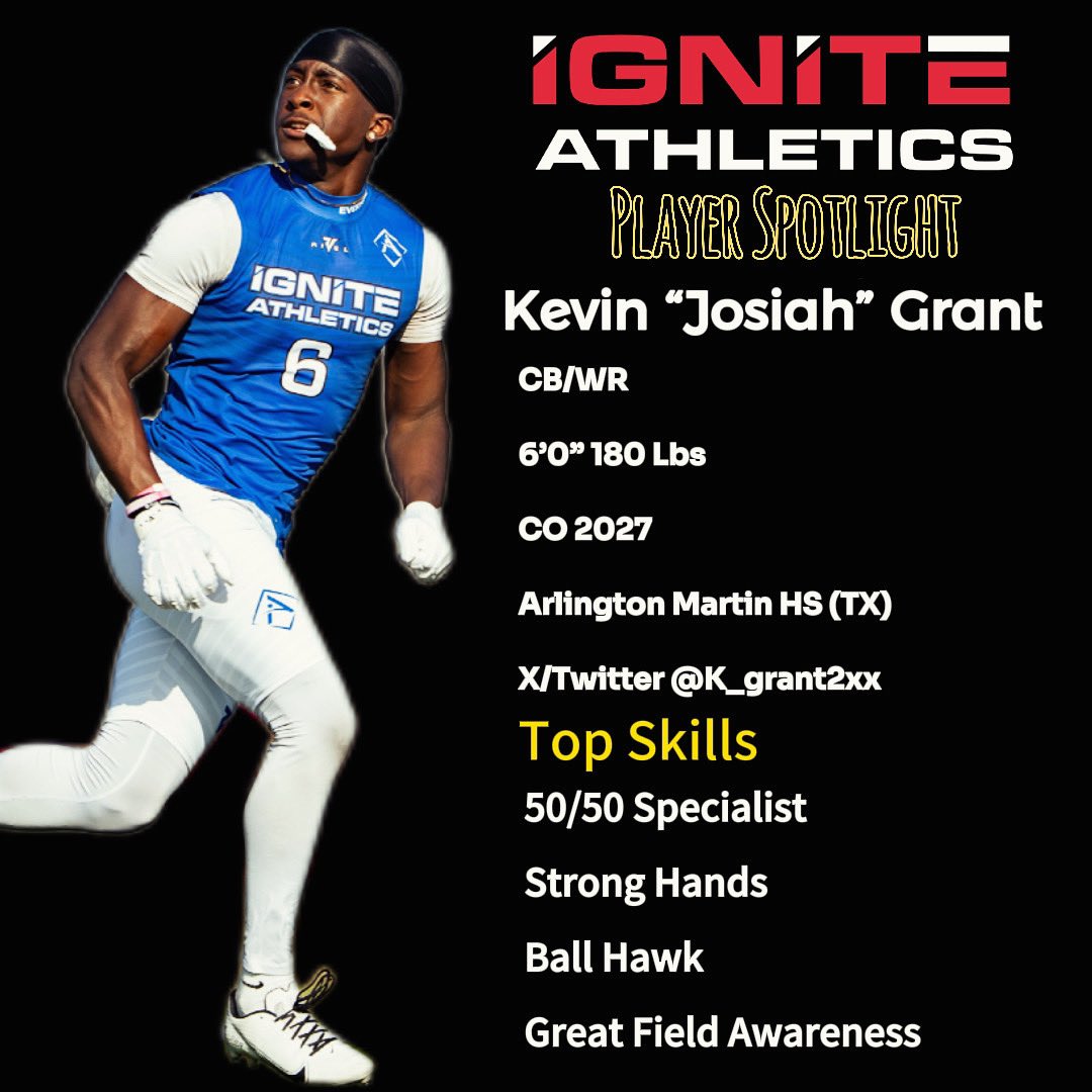 Ignite Athletics DFW (@igniteathletic_) on Twitter photo @K_grant2xx_ one of the most underrated players in the DFW area! C0 2027. A beast on the field with great size and speed. Colleges start recruiting him! <a href="/CoachLewis_M/">Lewis Milbry</a> <a href="/THEPLATFORMDR/">THE PLATFORM</a> <a href="/dctf/">Dave Campbell's — TexasFootball.com</a> <a href="/TXTopTalent/">TX TOP TALENT</a> <a href="/texashsfootball/">Texas HS Football</a> <a href="/AFATyler/">AFA Tyler</a> <a href="/AndrewHatts/">Andrew Hattersley</a> @K_grant2xx_ one of the most underrated players in the DFW area! C0 2027. A beast on the field with great size and speed. Colleges start recruiting him! <a href="/CoachLewis_M/">Lewis Milbry</a> <a href="/THEPLATFORMDR/">THE PLATFORM</a> <a href="/dctf/">Dave Campbell's — TexasFootball.com</a> <a href="/TXTopTalent/">TX TOP TALENT</a> <a href="/texashsfootball/">Texas HS Football</a> <a href="/AFATyler/">AFA Tyler</a> <a href="/AndrewHatts/">Andrew Hattersley</a>