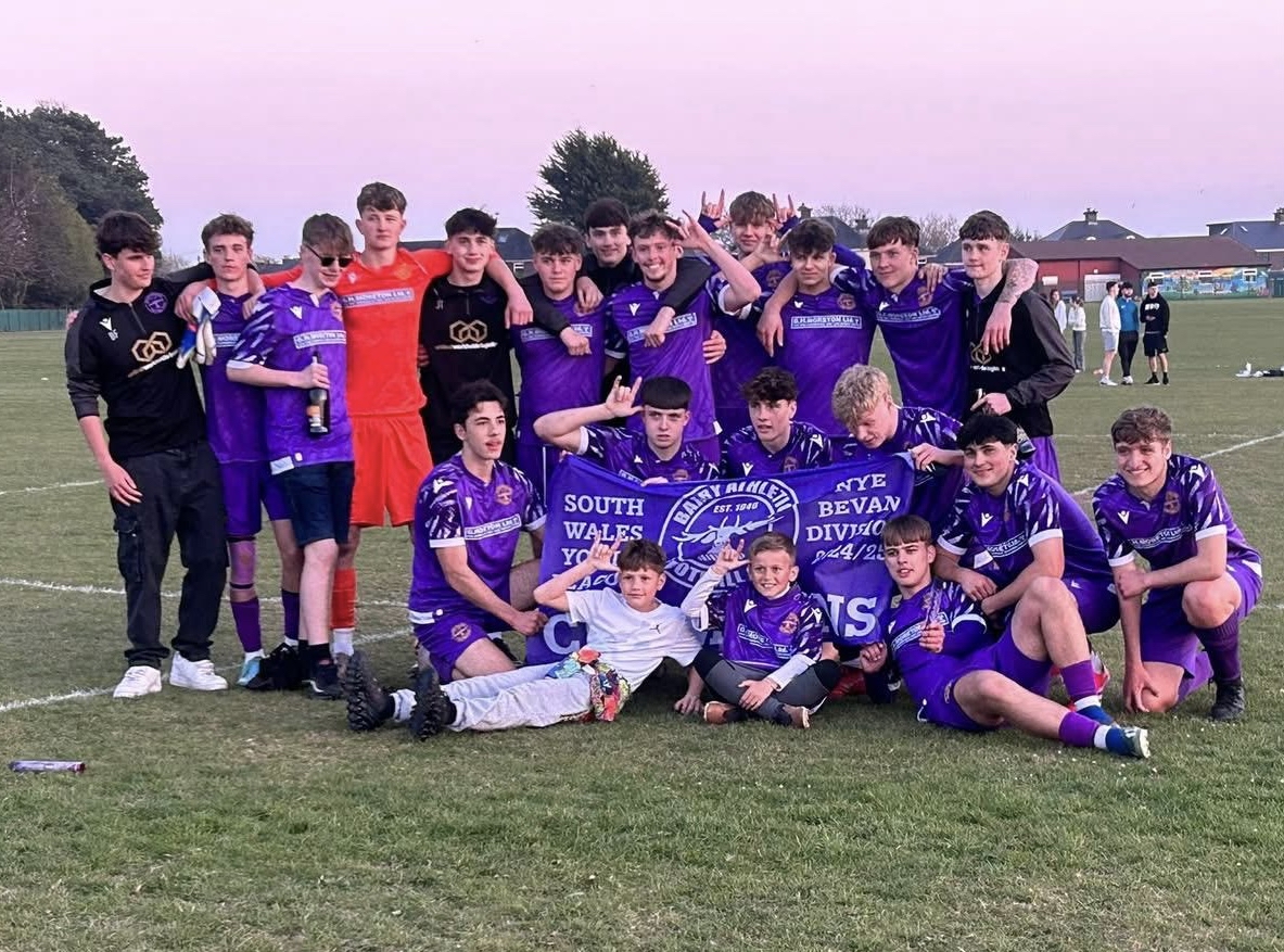 C H A M P I O N S

Congratulations to our youth team who have won the South Wales Youth League Nye Bevan Division!