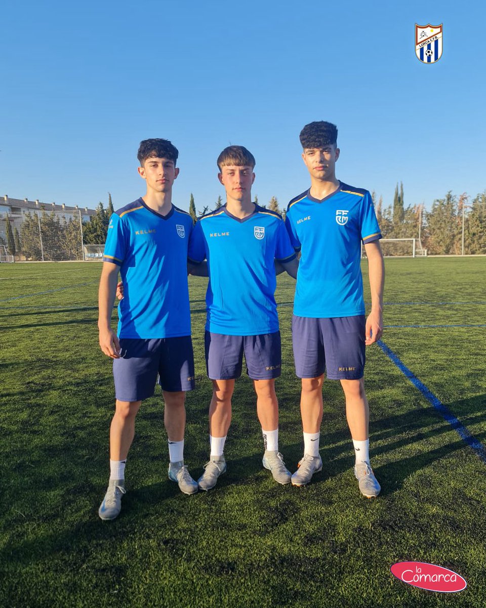 IMÁGENES 📸 | Tres de nuestros cadetes fueron citados por la Selección Murciana 🔴 Sub 16 para disputar un partido amistoso 💪🏼

👕 Aitor Poveda
👕 Sergio Bastida
👕 Álvaro Domene 

¡Enhorabuena! 🚀 

#SomosCantera #LorcaCFB 🔵⚪️