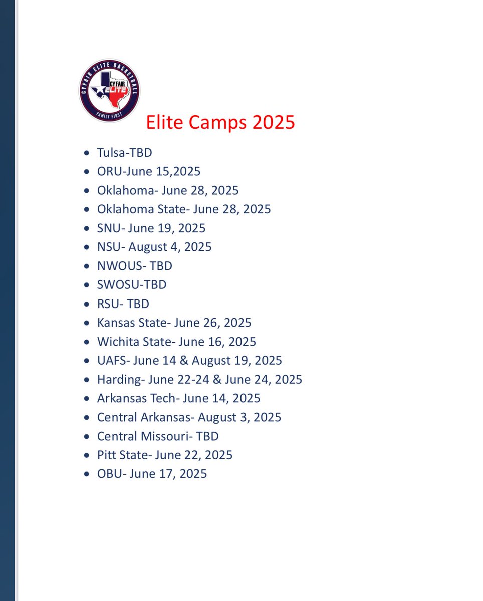Parents, Athletes, Coaches —

Here are some upcoming WBB summer camps within a 5-hour radius. Great chance to get on campus and be seen.

I’ll repost as more schools drop dates and update the ones still pending. 

Stay ready! 🏀🏀🏀