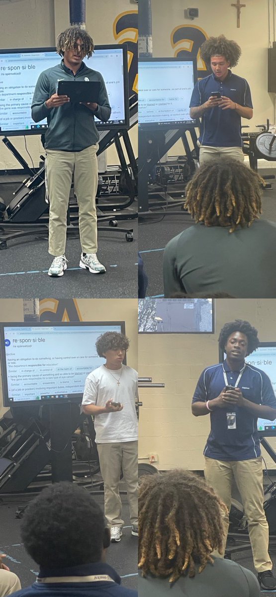 Aquinas Football (@sta_football) on Twitter photo 🔹Senior Leadership Class🔹
🔹🔸Second Session🔸
Seniors sharing their life experiences and lessons
#FTF
#Brotherly_Love
#YouGoWeGo
<a href="/CoachHarriott/">Roger Harriott</a> 🔹Senior Leadership Class🔹
🔹🔸Second Session🔸
Seniors sharing their life experiences and lessons
#FTF
#Brotherly_Love
#YouGoWeGo
<a href="/CoachHarriott/">Roger Harriott</a>