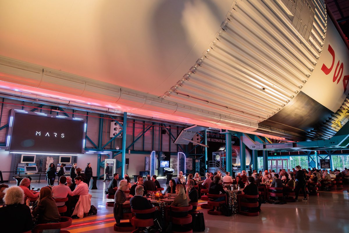 Many thanks to <a href="/JeffBezos/">Jeff Bezos</a> and the MARS team for inviting me out for a talk and demo!

And especially for dinner under a Saturn V rocket, 10/10 experience