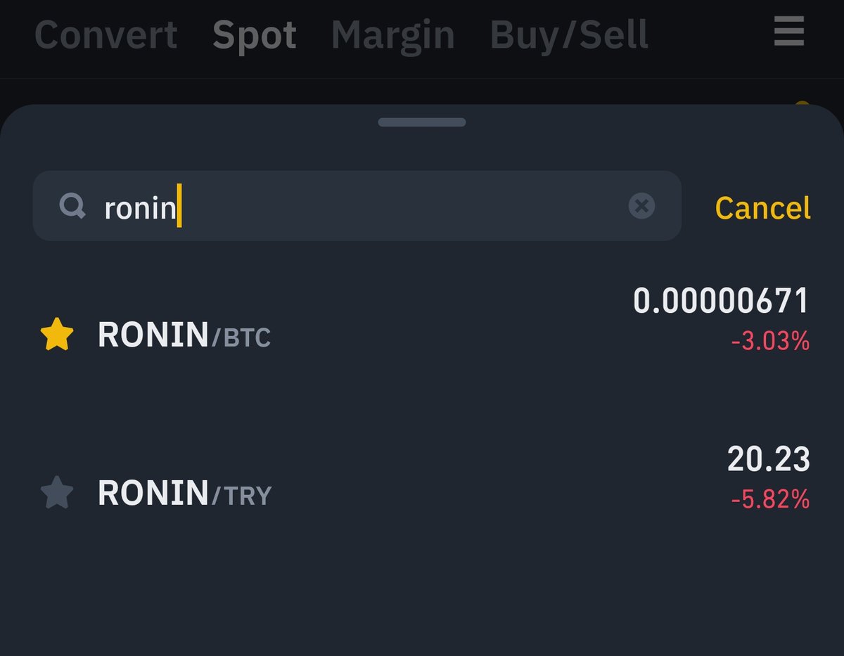 profa06's tweet image. What happened to $RONIN / $USDC pair on @binance ?

It has been about 2 weeks like this. At first i thought it was only me, but I heard from a few friends that they also don't have USDC pair anymore.