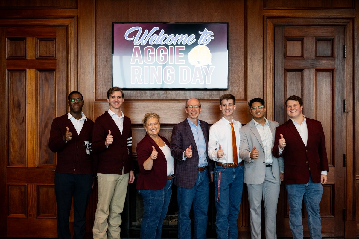 SingingCadets's tweet photo. Congrats to the Singing Cadets who received their Aggie rings last week, including the recipients of the Connor Ring Scholarship! https://t.co/XrvFlMnV8y