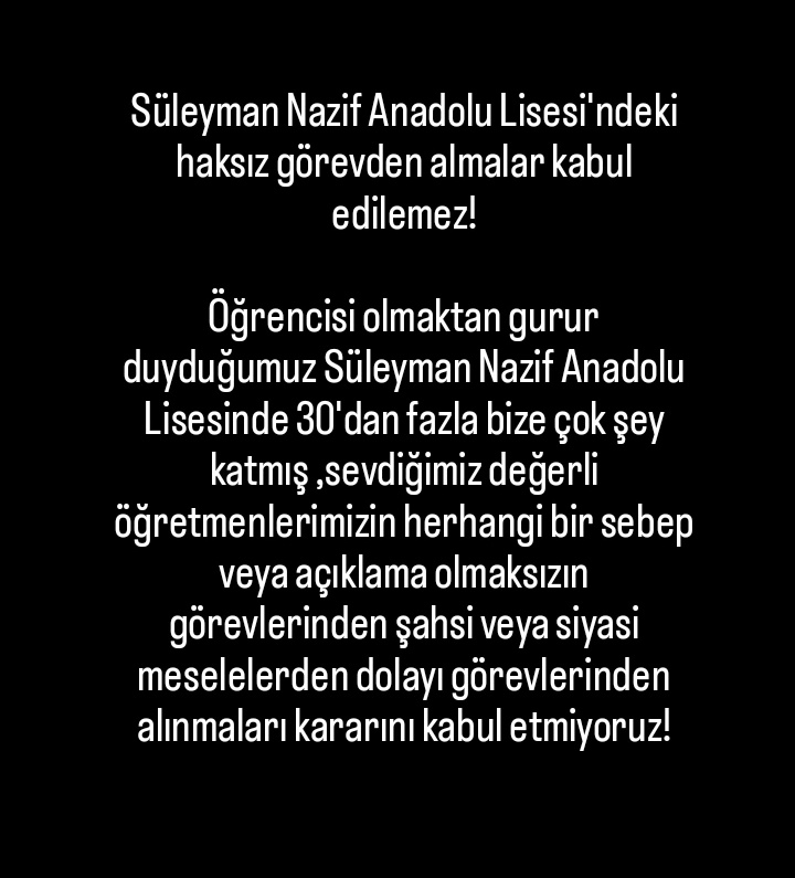 Yıllardır üzerimizde emeği olan öğretmenlerimizle egitim ögretim sürecimizi tamamlamak istiyoruz. #savesnal