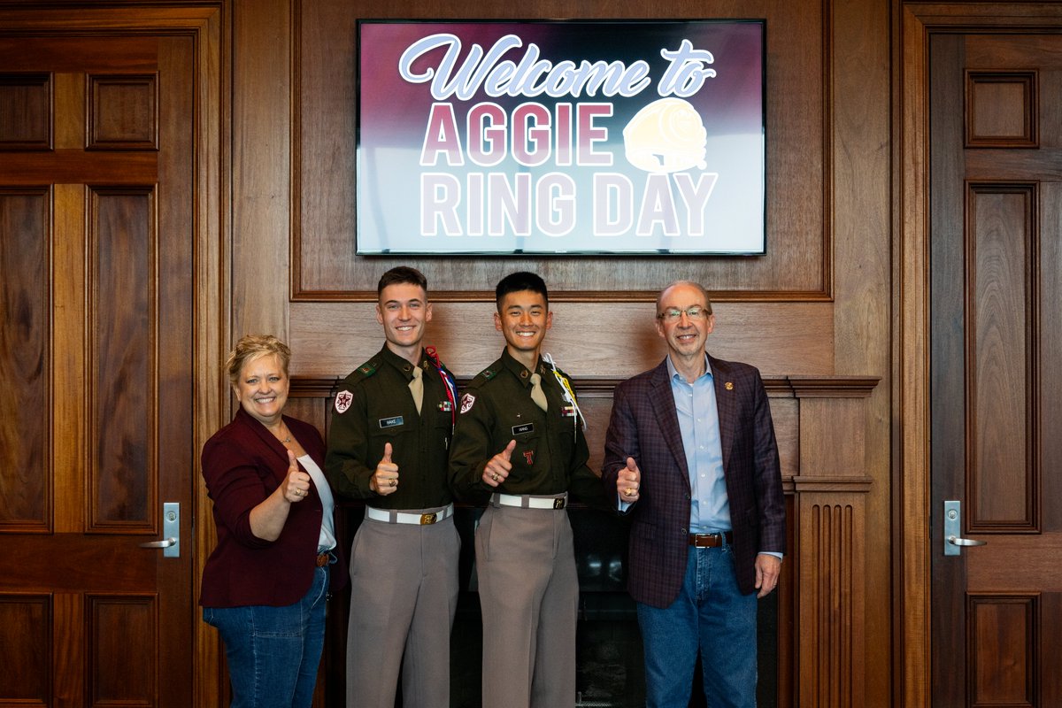 SingingCadets's tweet photo. Congrats to the Singing Cadets who received their Aggie rings last week, including the recipients of the Connor Ring Scholarship! https://t.co/XrvFlMnV8y