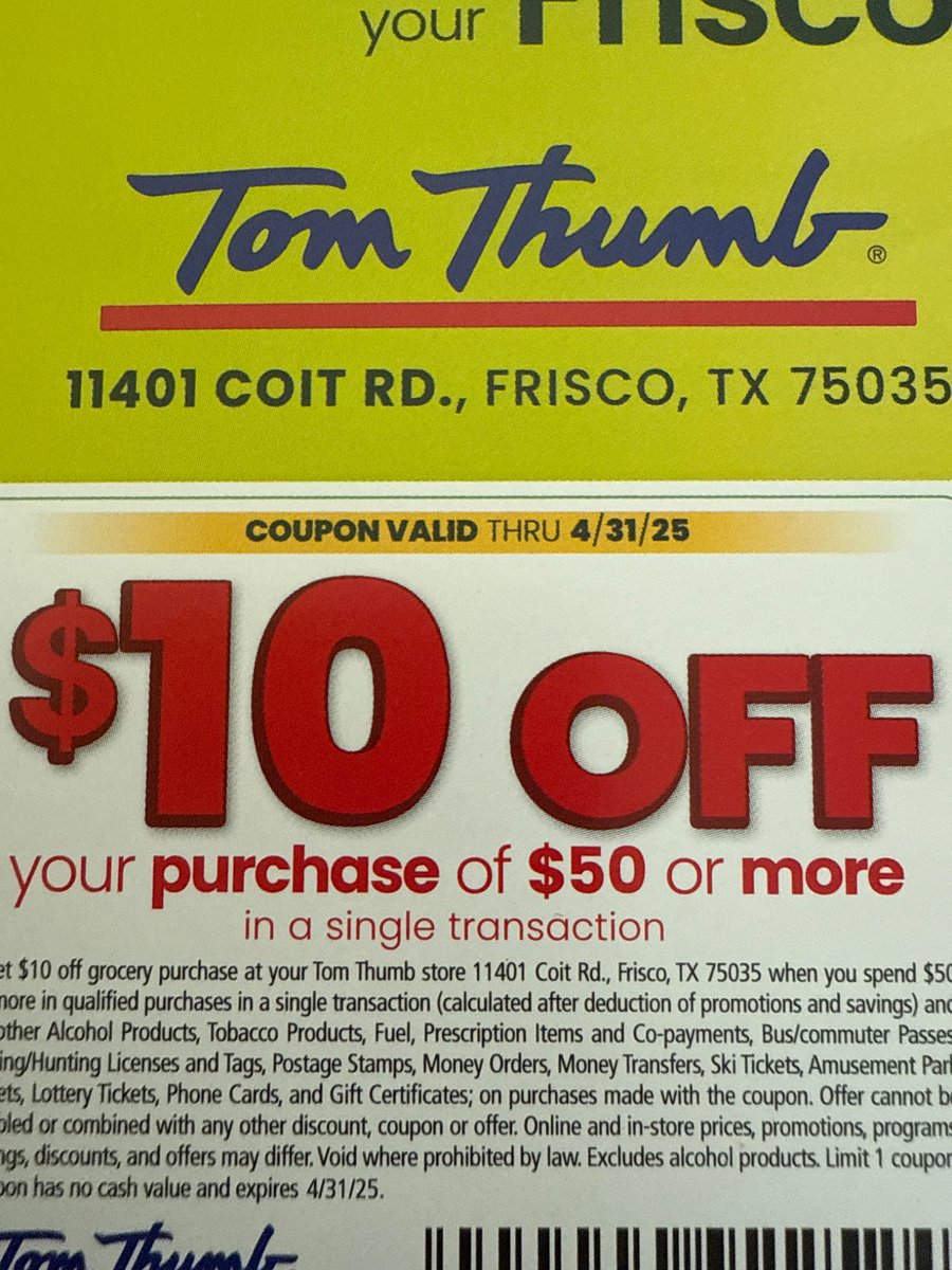 narendra_nadh's tweet photo. @TomThumb_Stores 
Do you see it? 🔍🧐
Hint: 🗓️ https://t.co/zZJ6SADw8c