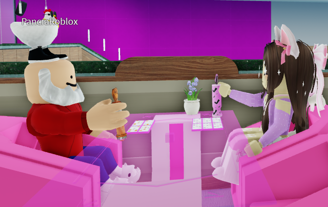 Chismeando con mi amix en el bingo