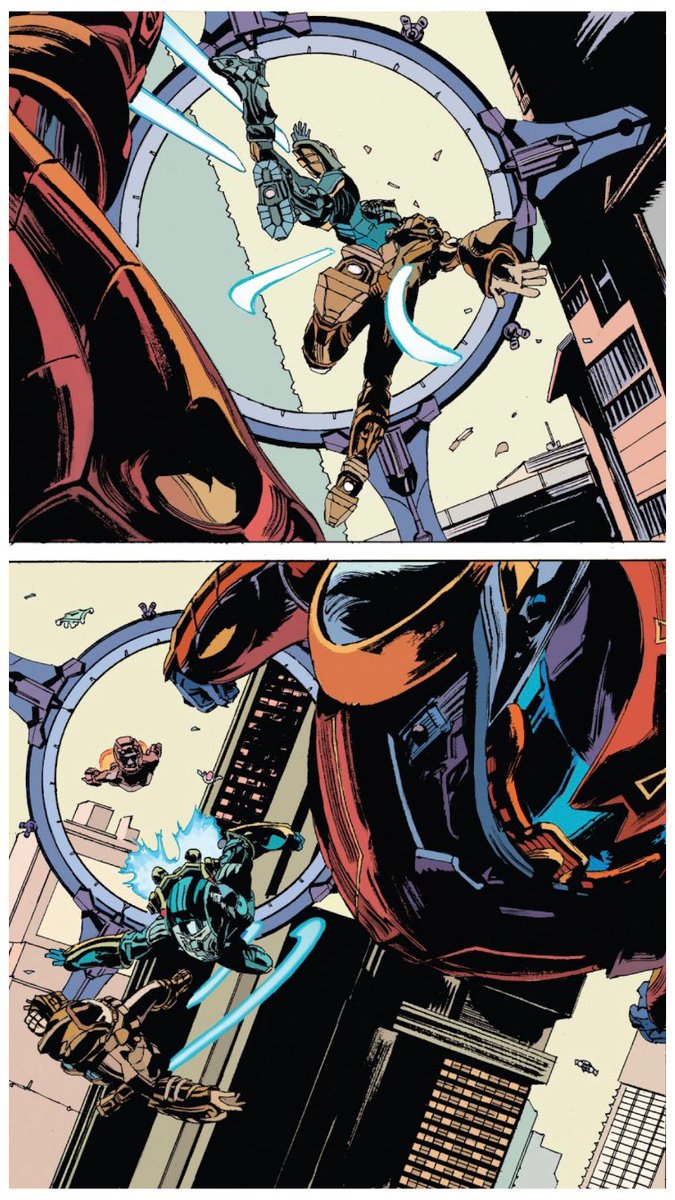 Exordium_comic's tweet photo. Sneak peek of Exordium ch 5 // @Planet_Atmos //illustration: Andrea Cucchi // color by Giada Marchisio @LGiadaMarchisio #comic #comicpage #racing #jetpack #scifi #space https://t.co/kGNMtf9Z4T