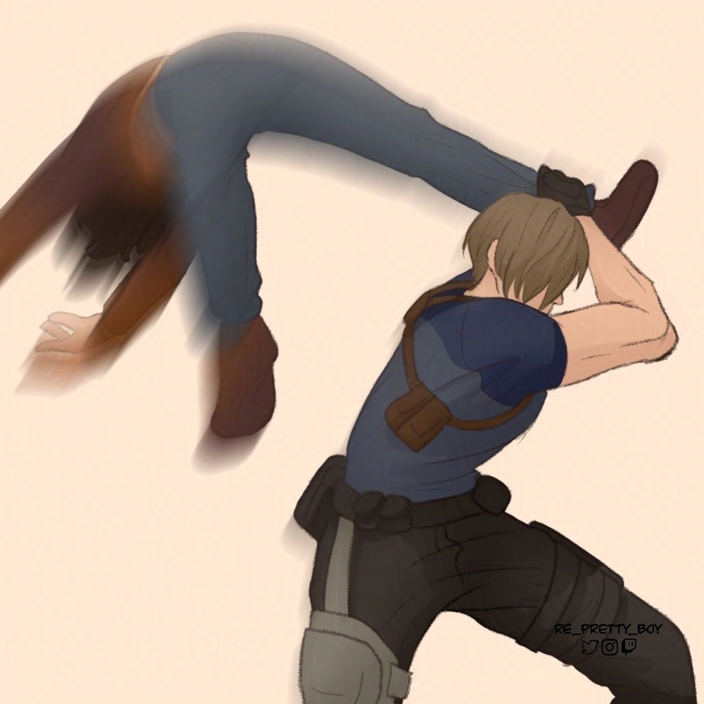 (pt2) ah... 😬

#ResidentEvil #LeonKennedy #LuisSerra