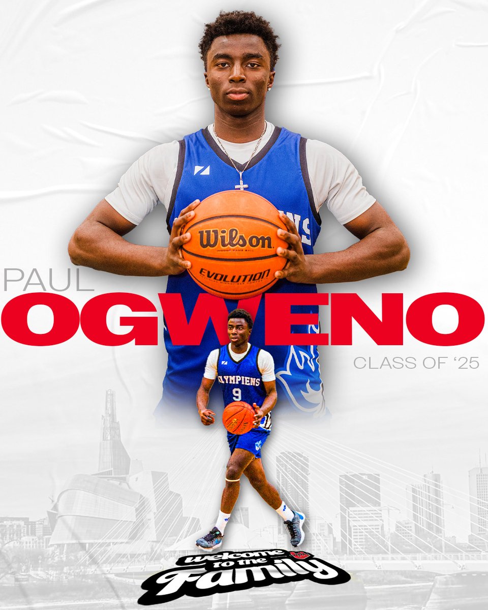 Winnipeg Wesmen (@wesmenathletics) on Twitter photo Wesmen Athletics and <a href="/WesmenMBB/">Wesmen Men's Basketball</a> are excited to welcome our newest commitment, <a href="/PaulOgwen0/">Paul Ogweno</a> of College Jeanne-Sauve and Ignite Academy.
wesmen.ca/news/2025/4/10…
#WePlayForWinnipeg Wesmen Athletics and <a href="/WesmenMBB/">Wesmen Men's Basketball</a> are excited to welcome our newest commitment, <a href="/PaulOgwen0/">Paul Ogweno</a> of College Jeanne-Sauve and Ignite Academy.
wesmen.ca/news/2025/4/10…
#WePlayForWinnipeg