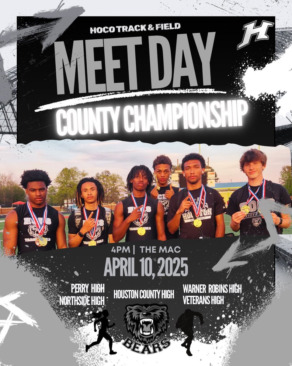 It’s County Championships! It’ll be great races and competition at the MAC! We hope to see you there! 🐻⬇️