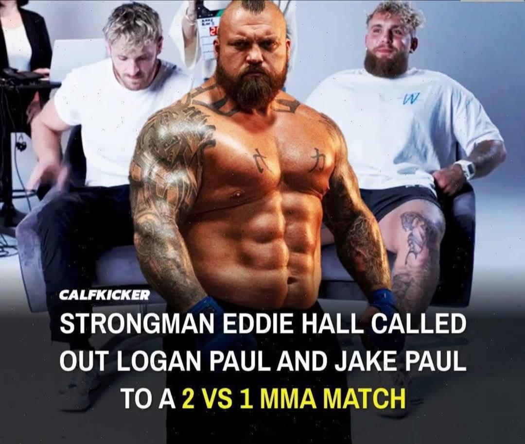 rerackordie's tweet photo. Crazy if true.  Even crazier if it actually happens. 
#gym #gymmotivation #JakePaul #LoganPaul #EddieHall #Fights https://t.co/Npakxri16r