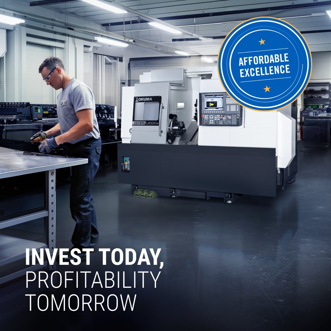 Our team has machines from the Affordable Excellence line in stock and ready to ship. What will you make with your new Okuma?

f.mtr.cool/pvufgktmfx

#AffordableExcellence #AffordablePrecision #SmartManufacturing #ManufacturingSolutions #ExcellenceMadeEasy