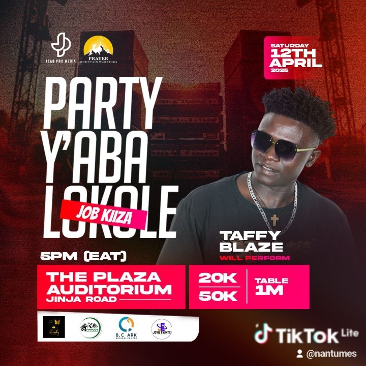 QueenSuzyb's tweet image. Can&apos;t wait for the great performances form the wonderful  ministers of God🔥🔥🔥🔥
#Partyyabalokole
#12thapril
#royalarmyug