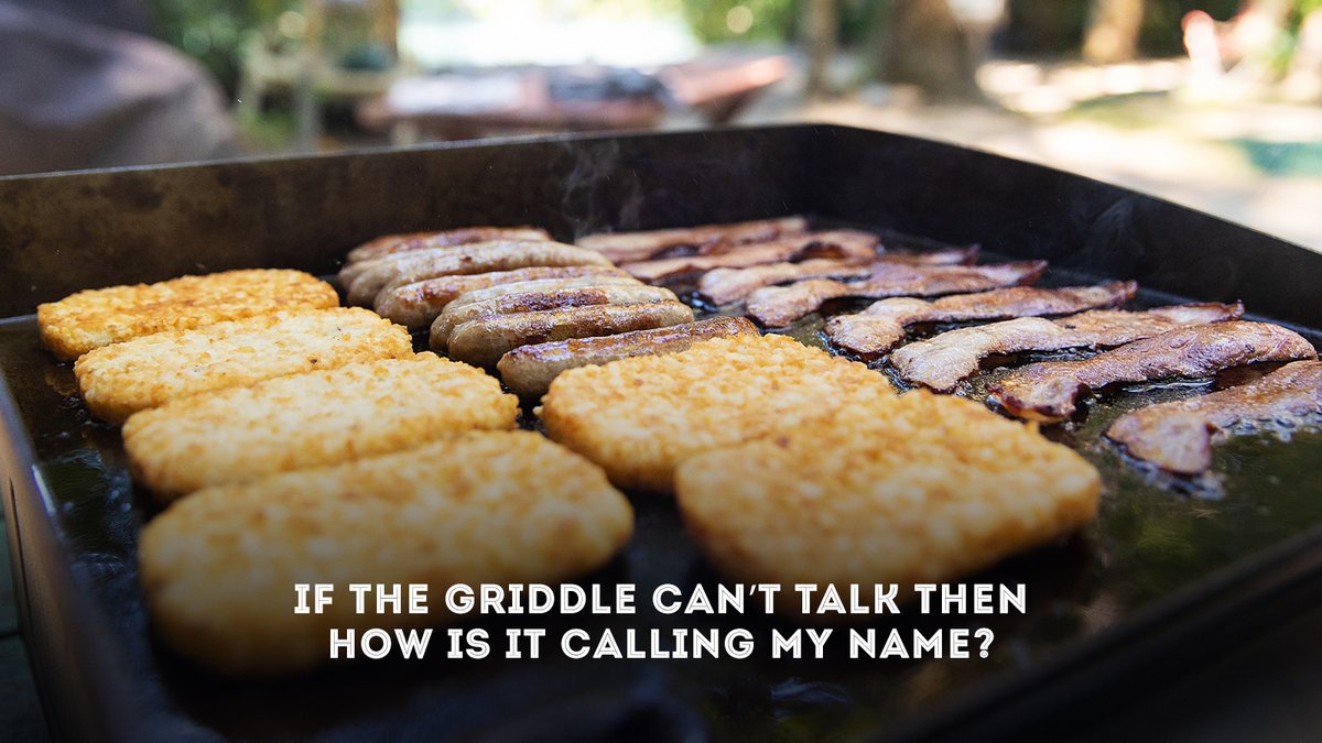 blue_rhino's tweet photo. Sometimes, the griddle just speaks to you. Or maybe it’s just the sound of sizzling food that we can’t ignore. Either way, we’re listening. #GriddleTime #NotJustPropane https://t.co/QB763nxVjE