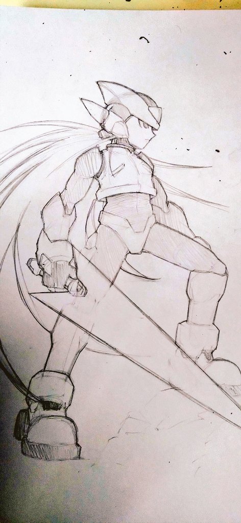 lautricius's tweet photo. Zero sketch (paper) https://t.co/tj8LCXKXVF