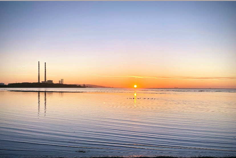 13johnno's tweet photo. #Sandymount #sunrise #brentgeese #springtime what a day! https://t.co/uWMebA2FUR