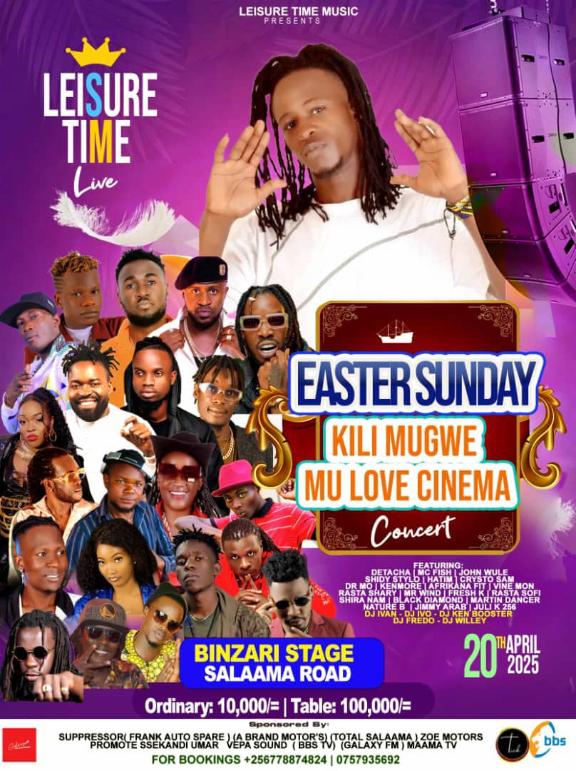 LEISURETIMEOFF1's tweet photo. EASTER SUNDAY KILIMUGWE mu LOVE CINEMA SALAAMA ROAD DON'T MISS https://t.co/B3Z66oySY9