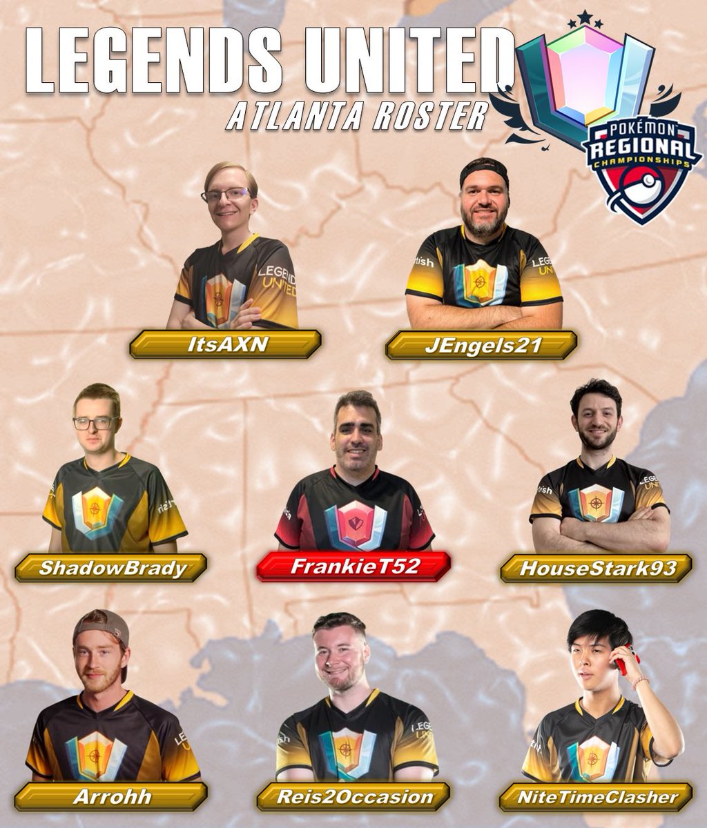Atlanta’s shaping up to be the biggest NA regional… AND WE WANT IN 

Look out for these Legends United #battlers back on that tournament grind 💪💪 #PlayPokemon #PokemonGO