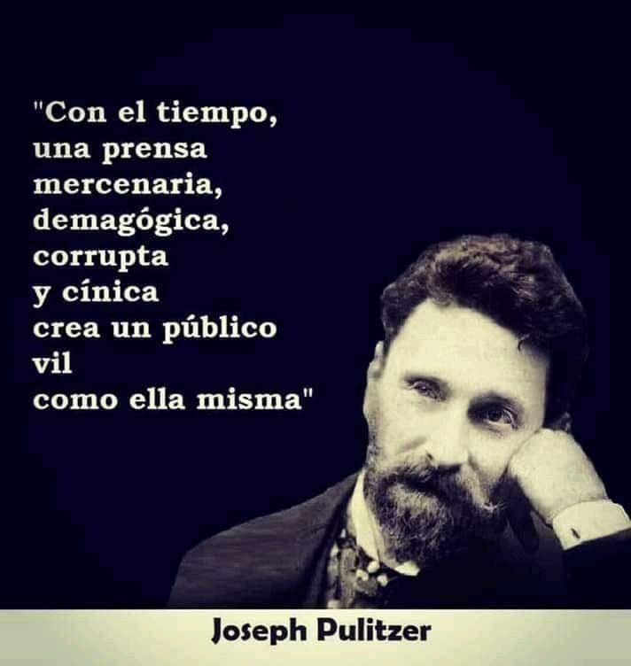 abarcaredic's tweet photo. Creador de los premios que llevan su nombre, padre del "amarillismo" y cultor de la prensa independiente, desde sus periódicos cultivó una línea editorial novedosa que creó una forma completamente disruptiva de informar y de apelar al público masivo. 
#JosephPulitzer
10/4/1847 🎂 https://t.co/l3GLHhk1mx