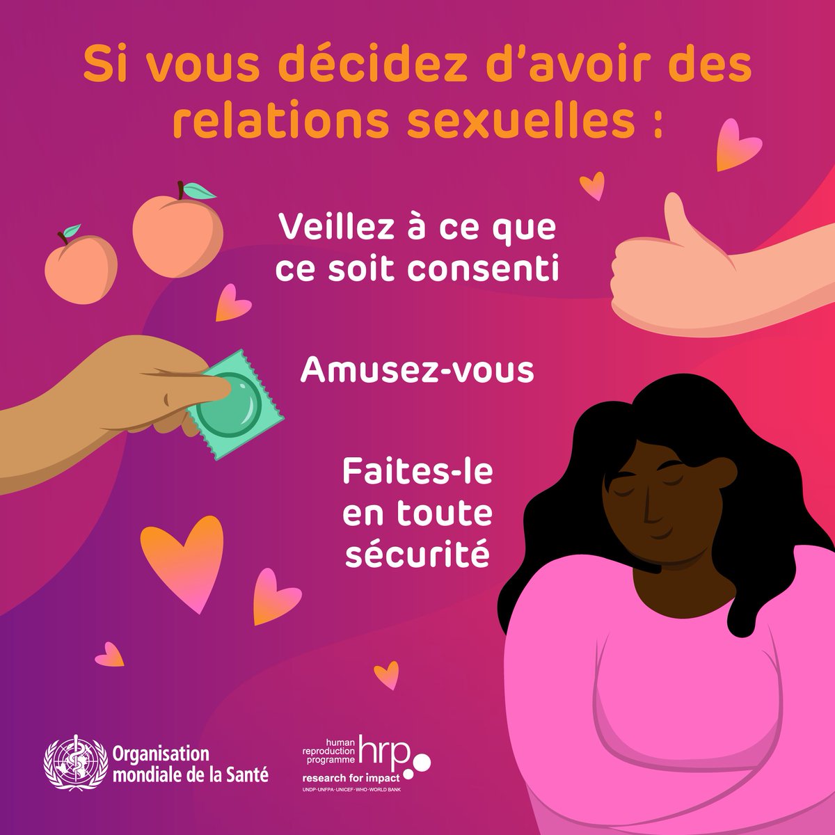 OPSOMSHaiti's tweet photo. Si vous décidez d’avoir des relations sexuelles, assurez-vous que ce soit consenti.

Amusez-vous, mais en toute sécurité ! 💕🛡️

#Condom #SemaineSante2025 https://t.co/CfVLOmGHFf