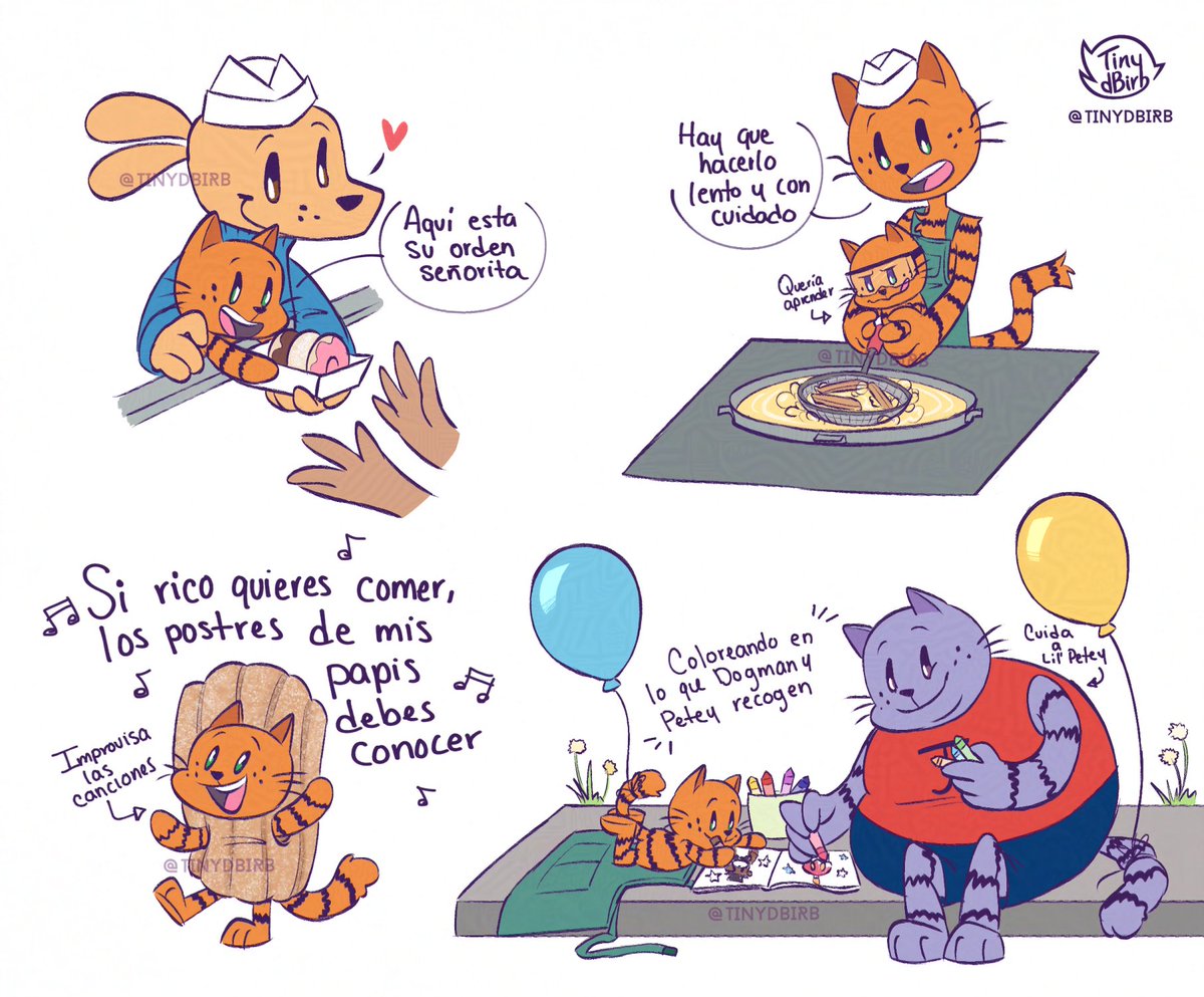 Unos extras que había bocetado pero que hasta ahorita acabe✨
Me imagino a Lil Petey queriendo aprender lo que hacen sus papás 💖 Pero no hay que olvidar que es un niño y a veces solo prefiere jugar y pintar con el tío Jim.
#dogman #dogmanfanart #dogmanpetey #dogmanlilpetey