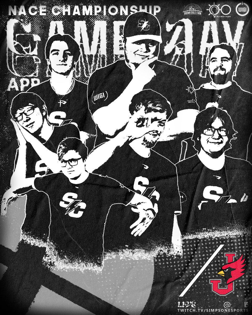 With the FINAL <a href="/NACEsports/">NACE</a> game of the semester, the Storm Smash team will take on <a href="/JewellEsports/">Jewell Esports</a> in their FIRST Varsity Plus divisional GRAND FINALS appearance!

Tune in LIVE @ 6 PM on Twitch!
twitch.tv/simpsonesports