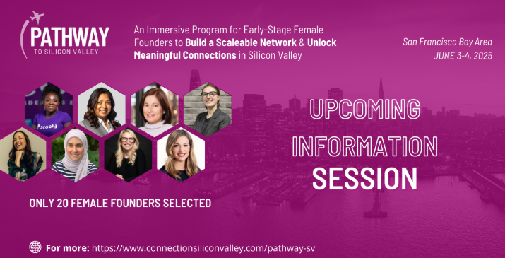 🚨 Only a few spots left!

Want to scale your startup &amp; break into the U.S. market? 

Join our Pathway to Silicon Valley info session tomorrow (Apr 11 @ 7AM PT) to see if it’s a fit.

Get insider access to investors, mentors &amp; growth playbooks.
 share.hsforms.com/1cIPiFMxzQuKQ0…